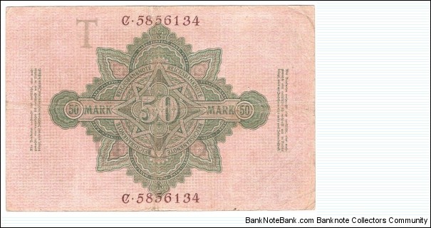 Banknote from Germany year 1910