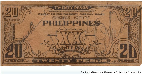 Banknote from Philippines year 1942