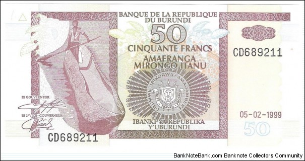 50 Francs(1999) Banknote