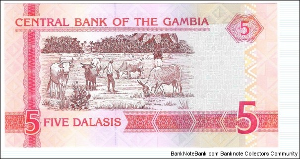 Banknote from Gambia year 2006