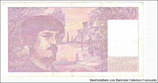 Banknote from France year 1997