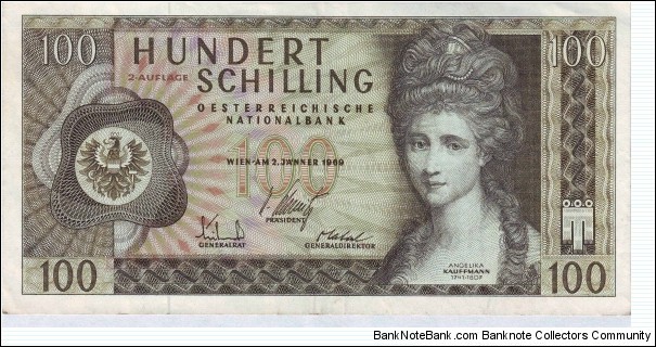  100 Schillings Banknote