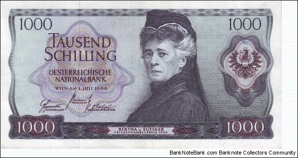  1000 Schillings Banknote