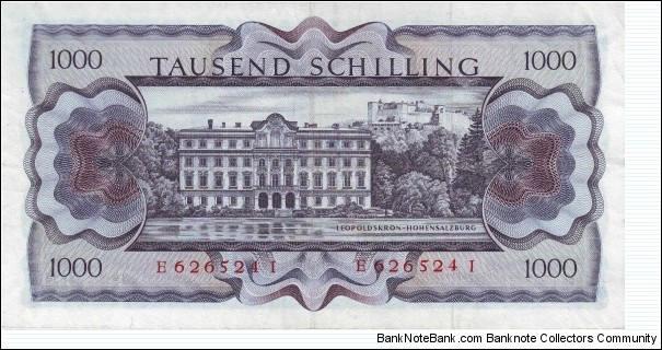 Banknote from Austria year 1966