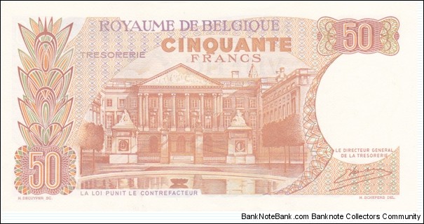 Banknote from Belgium year 1966