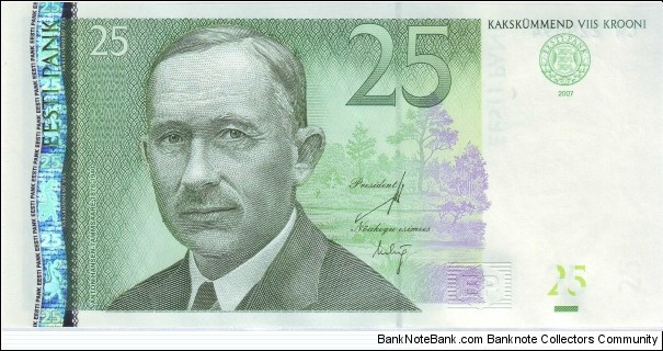  25 Krooni Banknote
