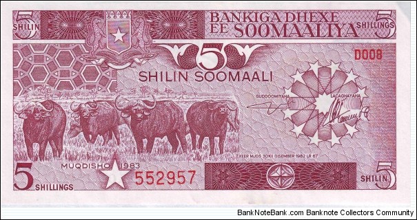  5 Shillings Banknote