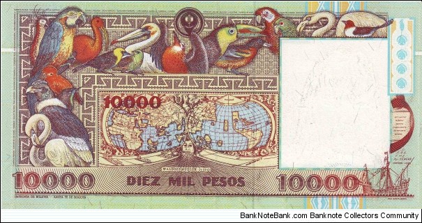 Banknote from Colombia year 1994