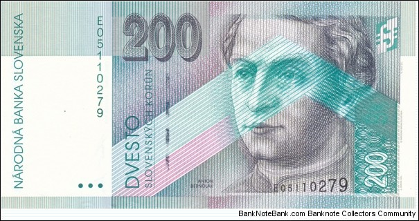 Slovakia P26a (200 korun 1/8-1995) Banknote