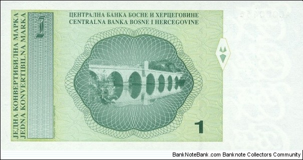 Banknote from Bosnia year 1998