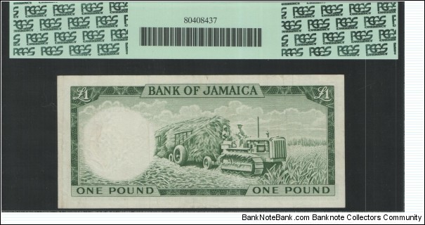 Banknote from Jamaica year 1964