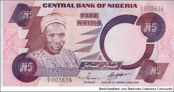  5 Naira Banknote