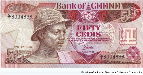  50 Cedis Banknote