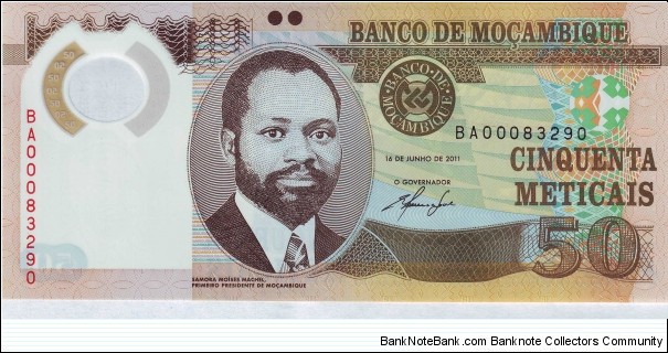  50 Meticais Banknote