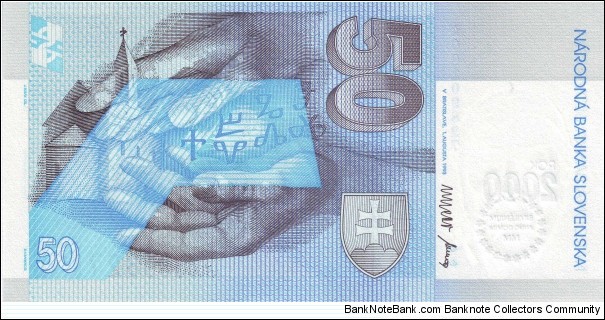 Banknote from Slovenia year 2000