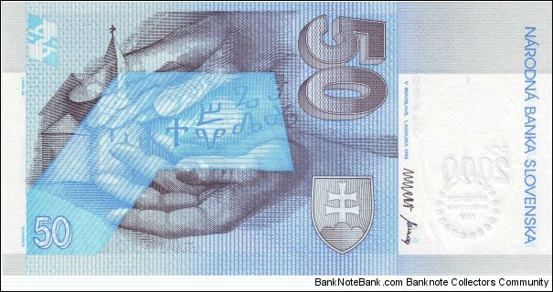 Banknote from Slovenia year 2000