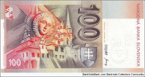 Banknote from Slovenia year 2000