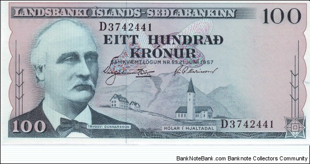  100 Kronur Banknote