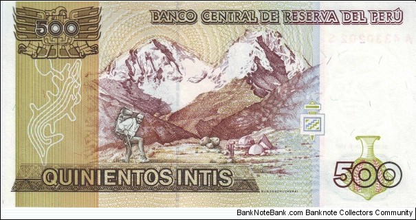 Banknote from Peru year 1987