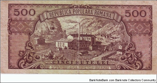 Banknote from Romania year 1949