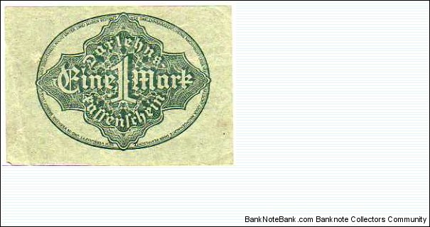 Banknote from Germany year 1922