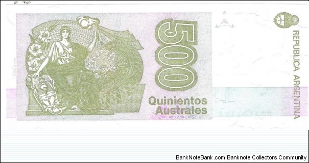 Banknote from Argentina year 1988