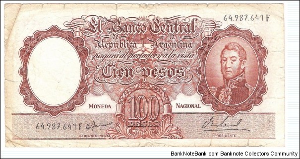 100 Pesos(1967) Banknote