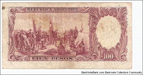 Banknote from Argentina year 1954