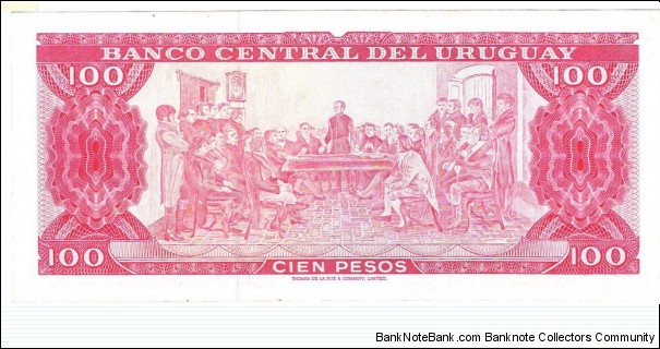 Banknote from Uruguay year 1967