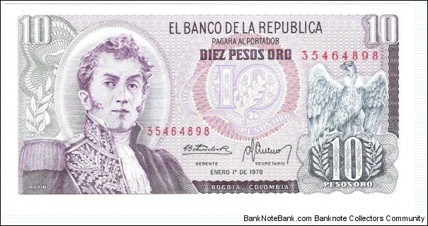 10 Pesos(1978) Banknote