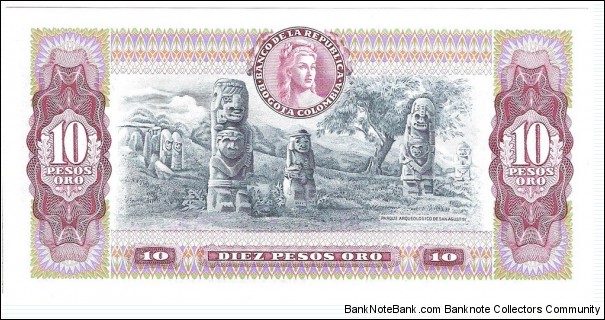 Banknote from Colombia year 1978