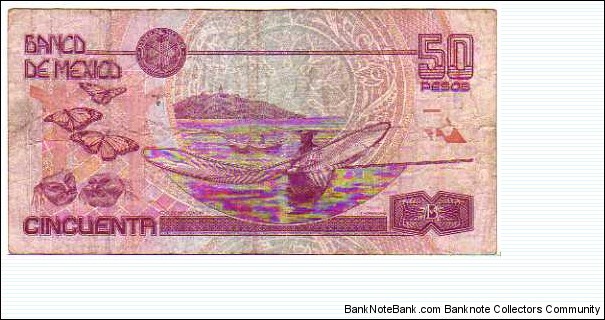 Banknote from Mexico year 1999