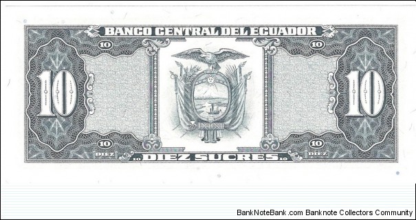 Banknote from Ecuador year 1988