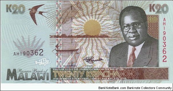  20 Kwacha Banknote