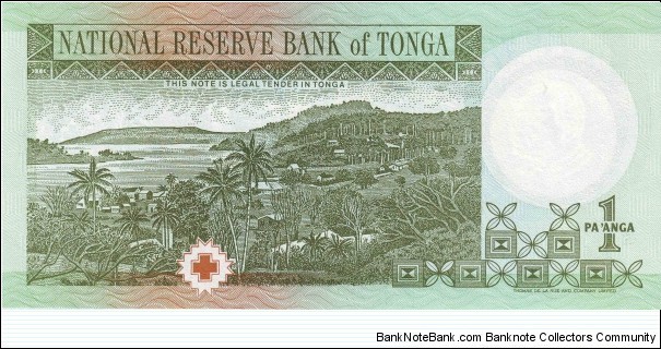 Banknote from Tonga year 1995