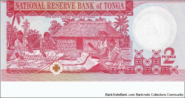 Banknote from Tonga year 1995