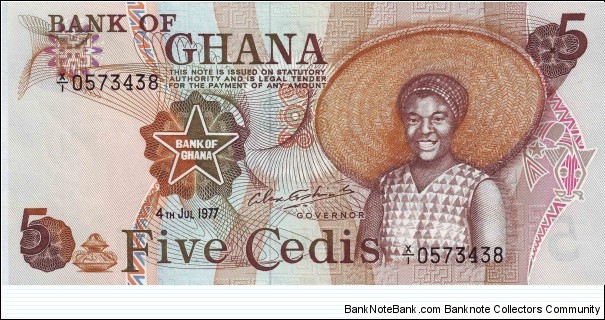  5 Cedis Banknote