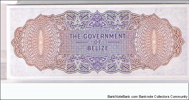 Banknote from Belize year 1974