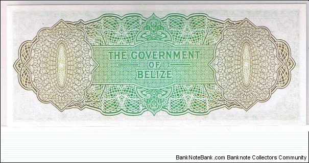 Banknote from Belize year 1974