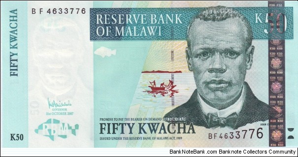  50 Kwacha Banknote