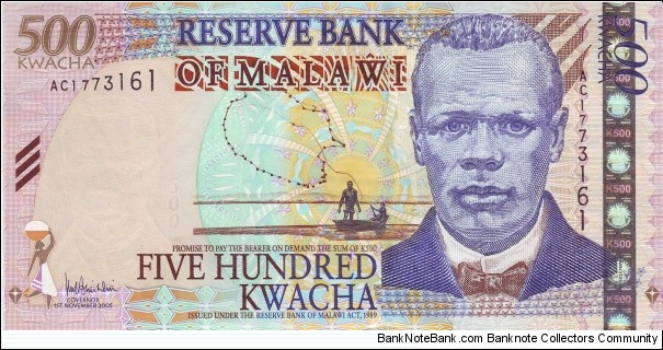  500 Kwacha Banknote