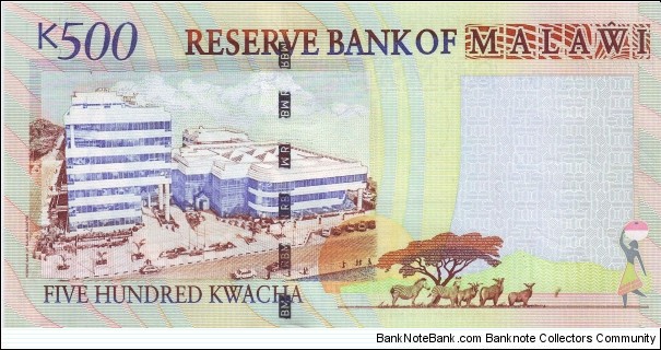 Banknote from Malawi year 2005