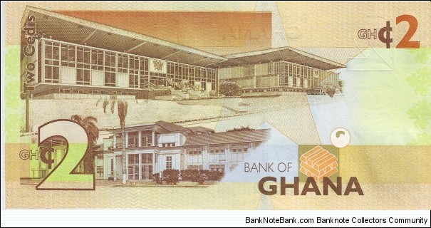 Banknote from Ghana year 2010