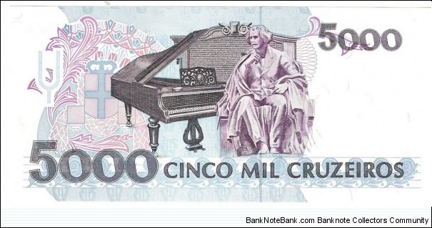 Banknote from Brazil year 1993