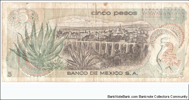 Banknote from Mexico year 1969