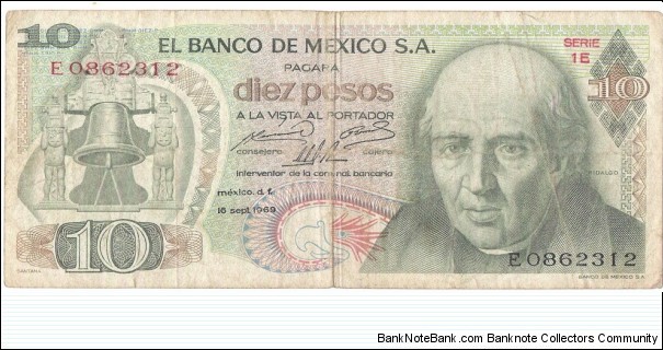 10 Pesos(1969) Banknote