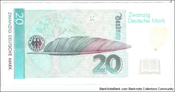 Banknote from Germany year 1991