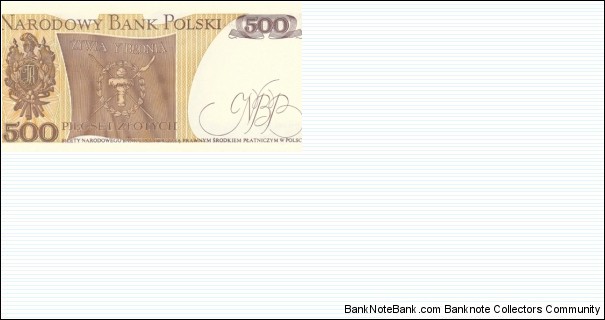 Banknote from Poland year 1982