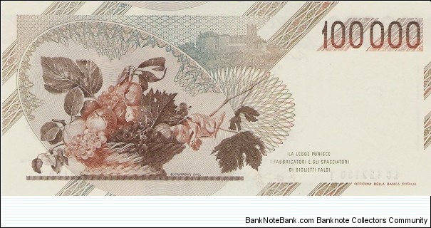 Banknote from Italy year 1983