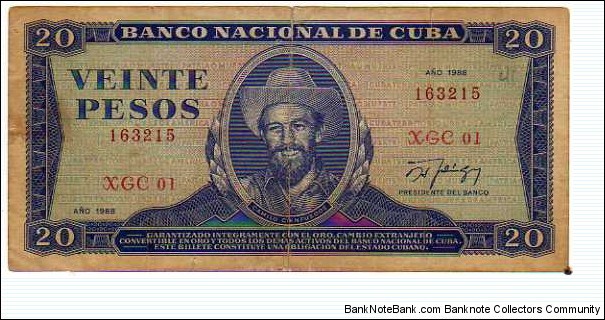 20 Pesos __ pk# 105 d Banknote